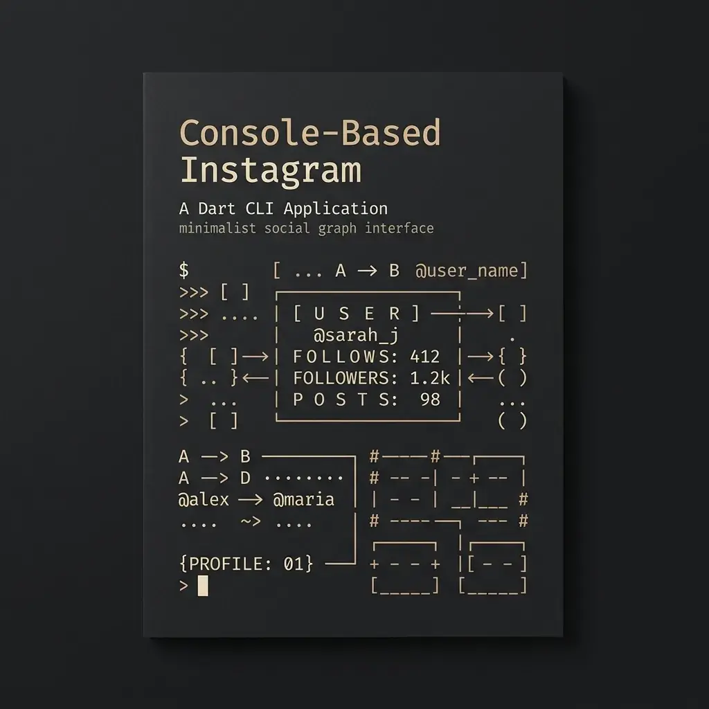 Console-Based Instagram