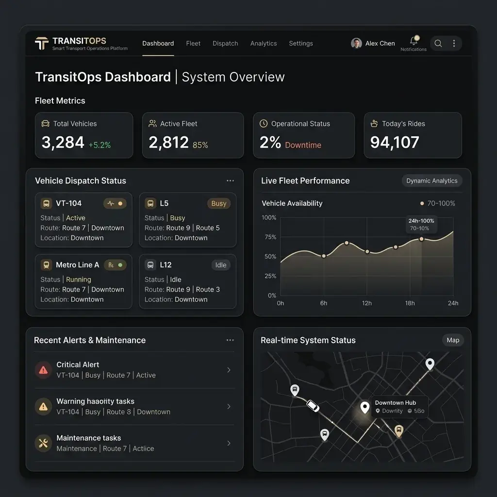 TransitOps - Smart Transport Platform